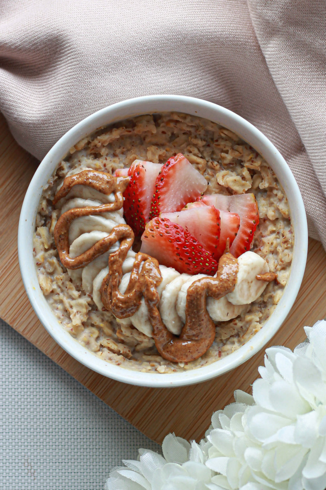 Easy Microwave Salted Caramel Oatmeal (For One) - Oats Lady