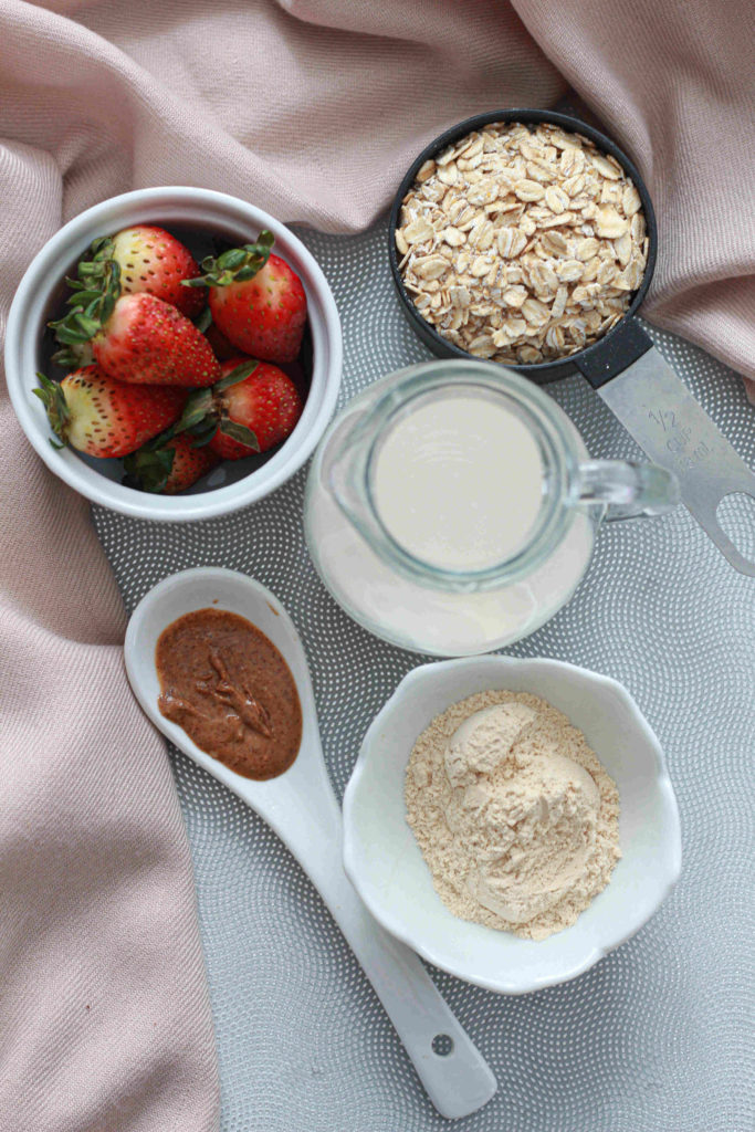 salted caramel oatmeal ingredients