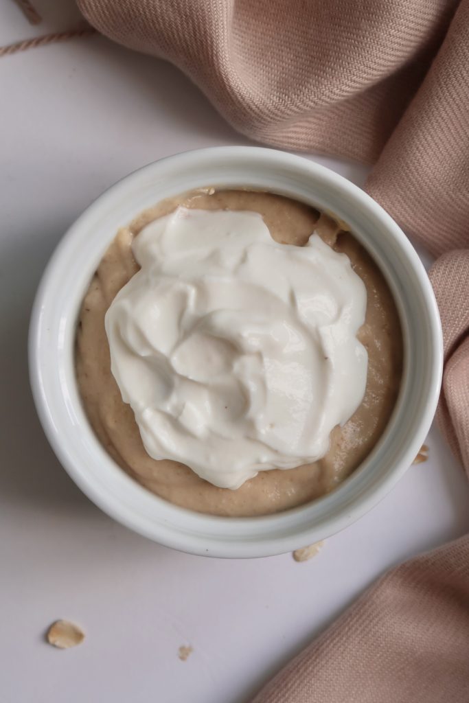 Churro cheesecake baked oatmeal vegan