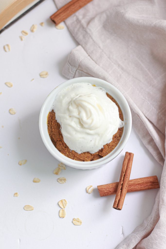 PUMPKIN PIE BAKED OATMEAL