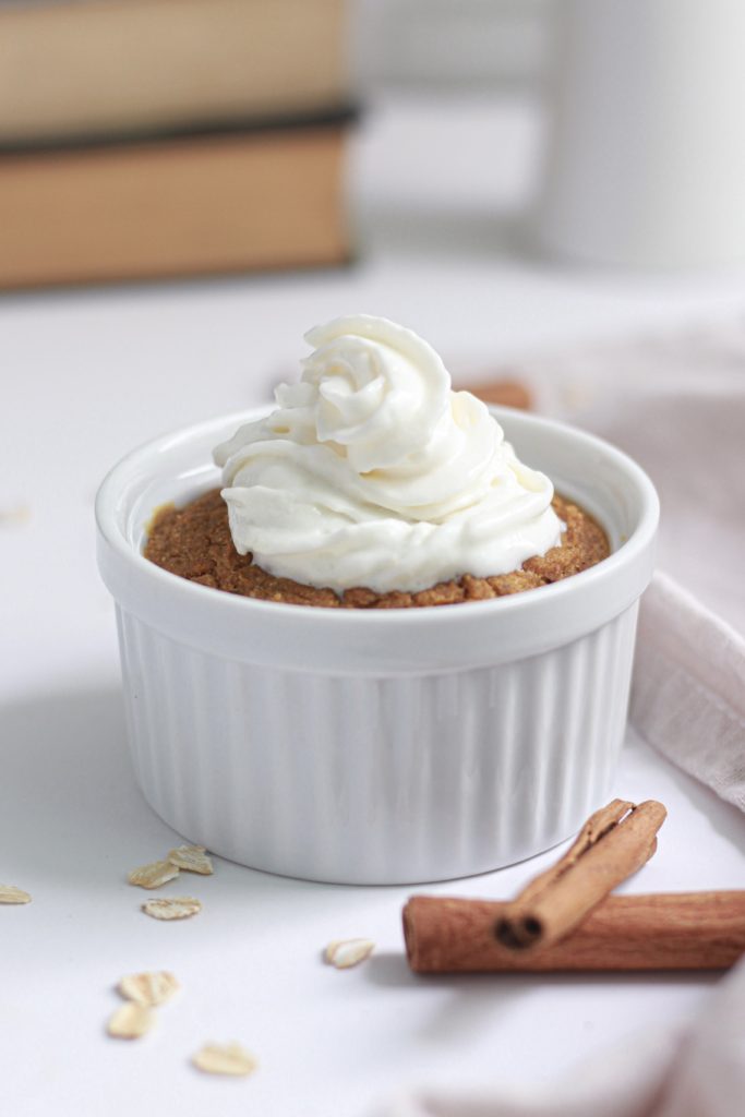 PUMPKIN PIE BAKED OATS RECIPE HEALTHY VEGAN