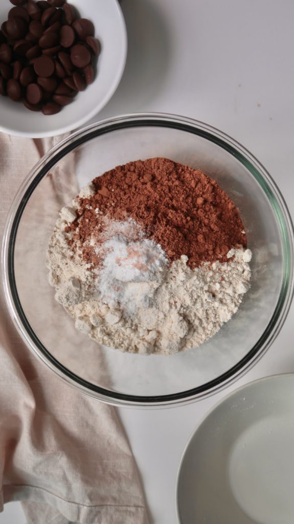 chocolate banana bread dry ingredients