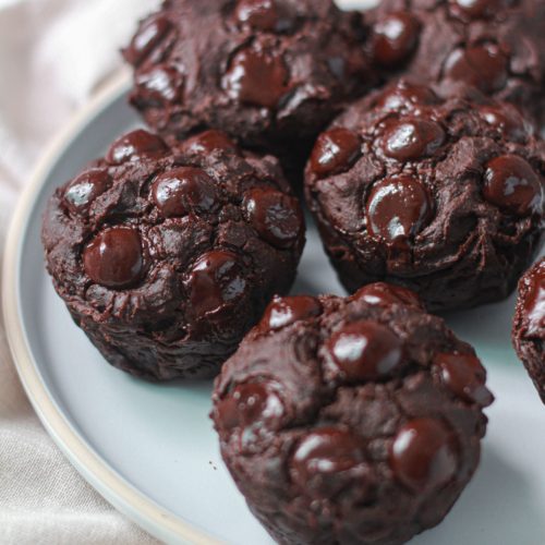 double chocolate muffins