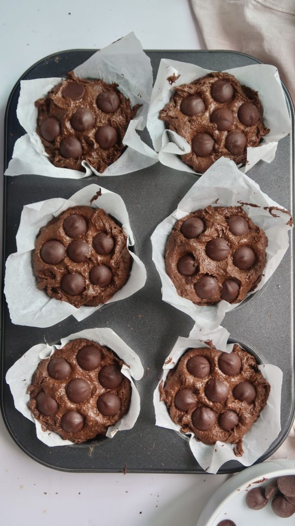 healthy double chocolate muffins recipe
