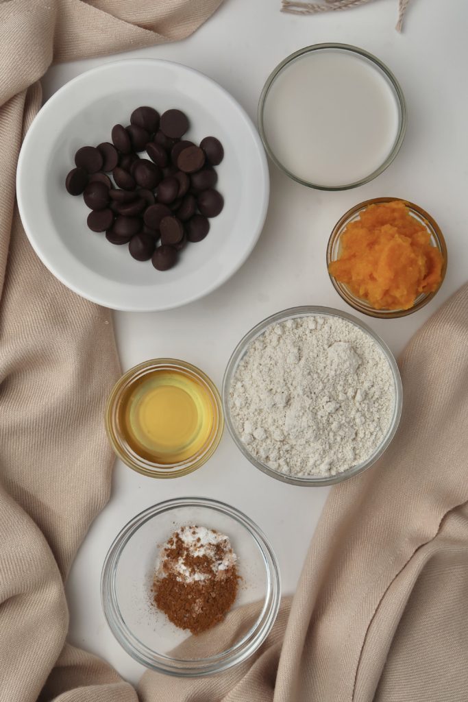microwave chocolate chip pumpkin mugcake ingredients