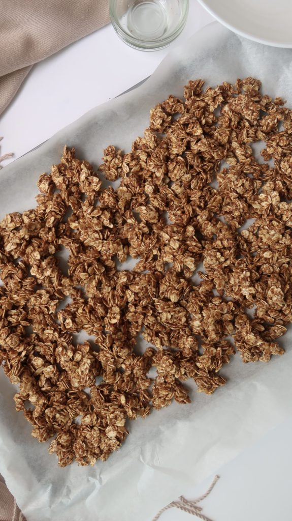 pumpkin spice granola baked