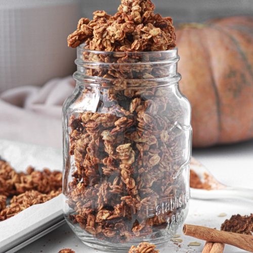 pumpkin spice granola healthy recipe