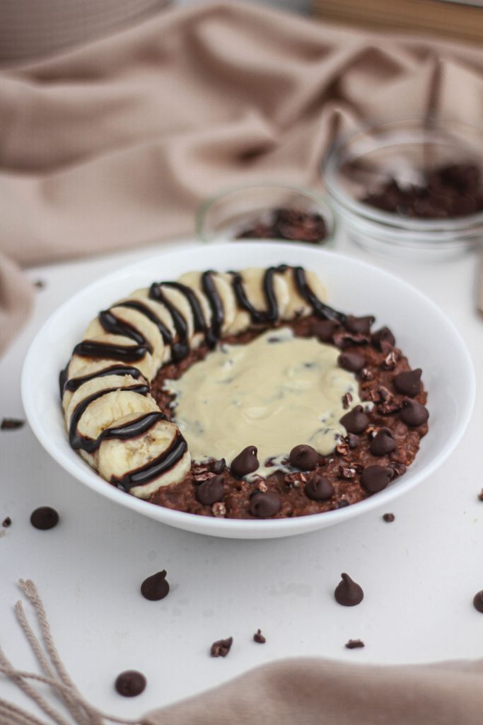 dark chocolate black and white oatmeal