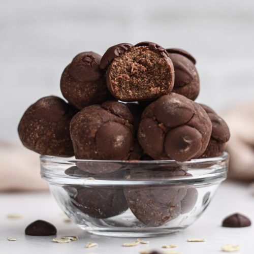 double chocolate energy balls