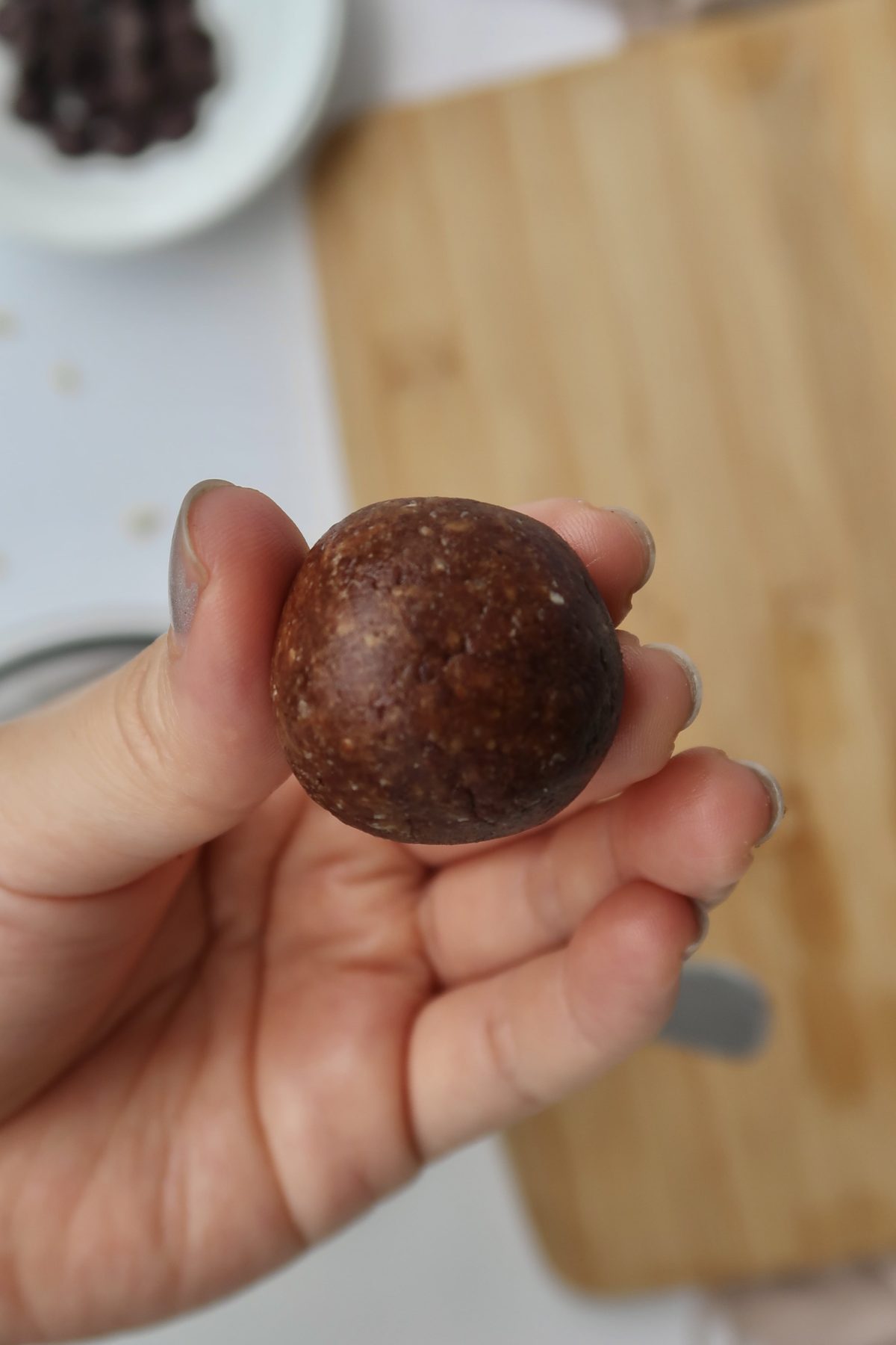 double chocolate energy balls vegan and healthy