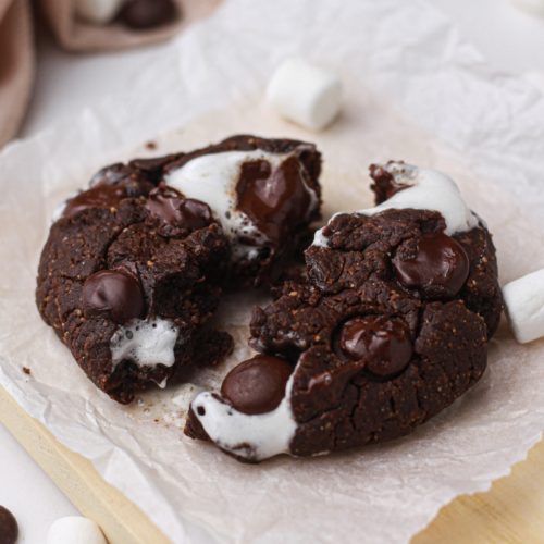 1-MINUTE Hot Chocolate Cookie (Single-serving) easy