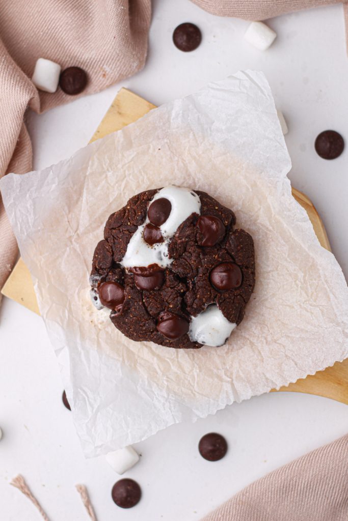 1-MINUTE Hot Chocolate Cookie (Single-serving) healthy