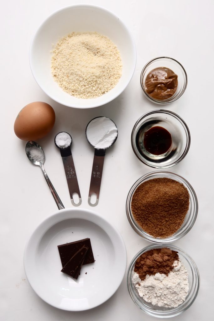 HEALTHY Chocolate Peppermint Oatmeal Cookies ingredients