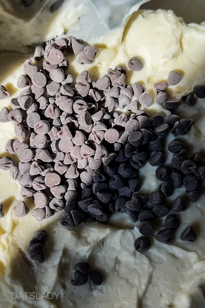 showing the cheesecake filling batter