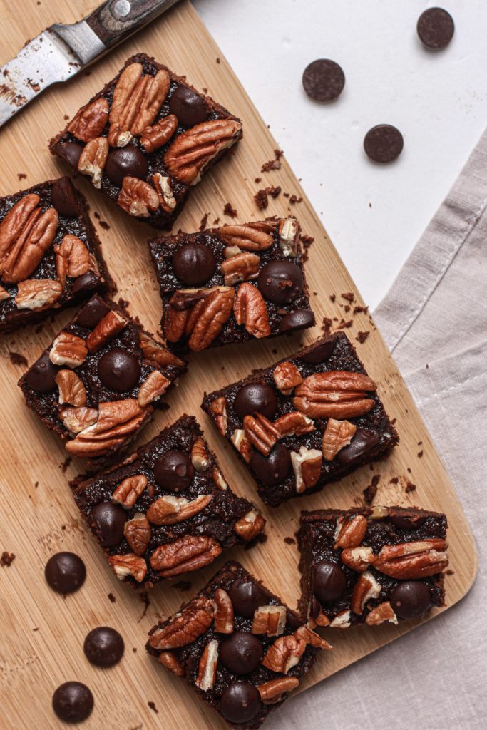 pecan pie oatmeal brownies