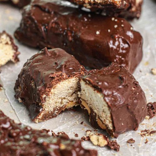showing Best Vegan Oat snickers recipe