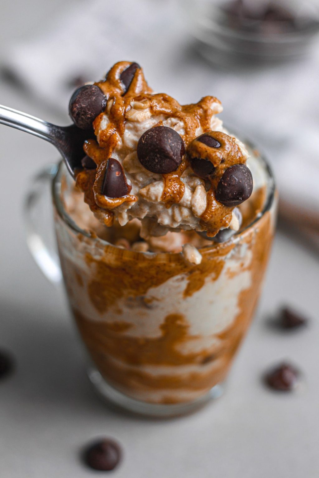 Easy Cookie Dough Overnight Oats