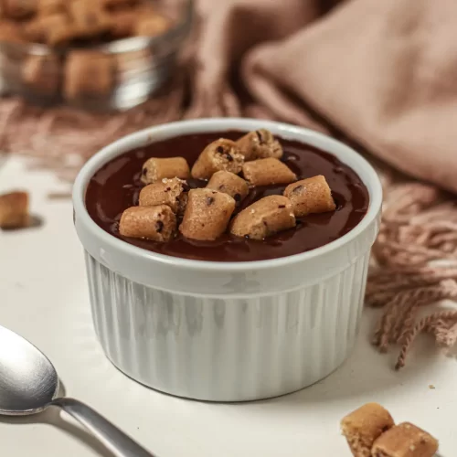 Double chocolate cookie dough overnight oats