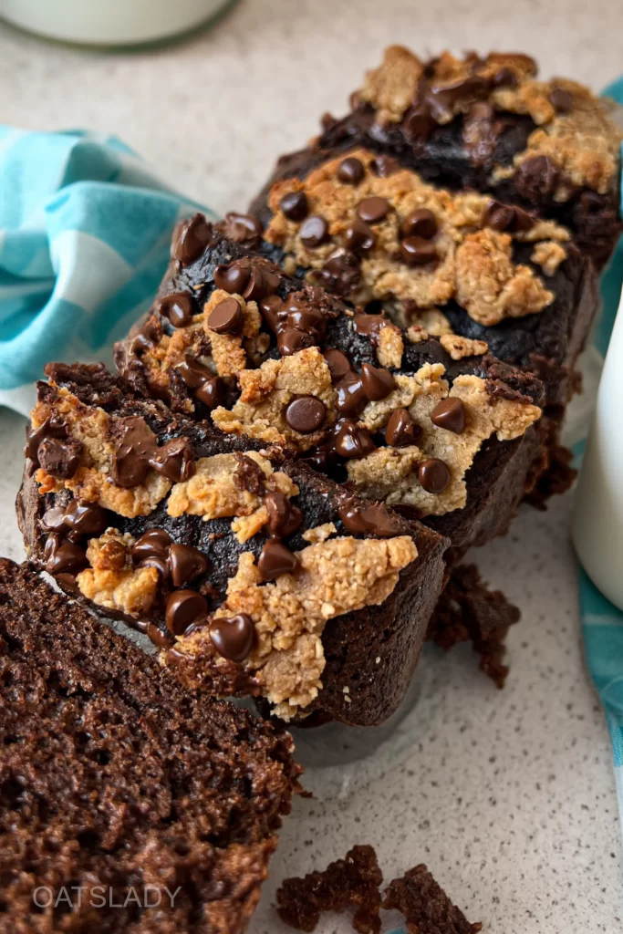 chocolate chip cookie dough loaf cake