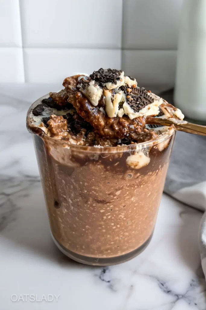 cookies and cream overnight oats