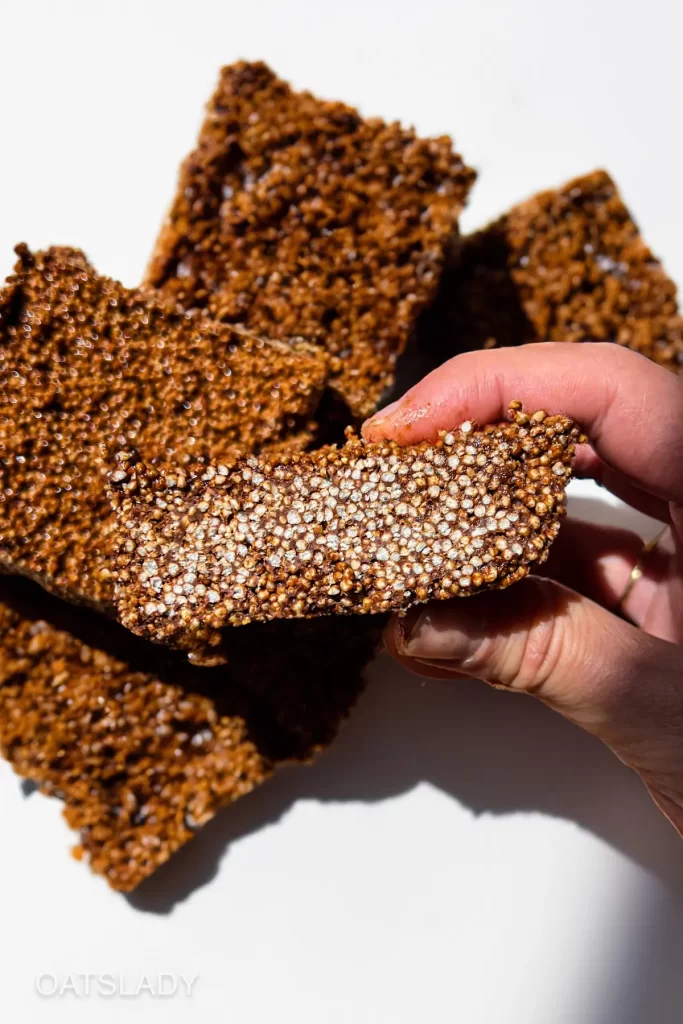 dark chocolate amaranth bars