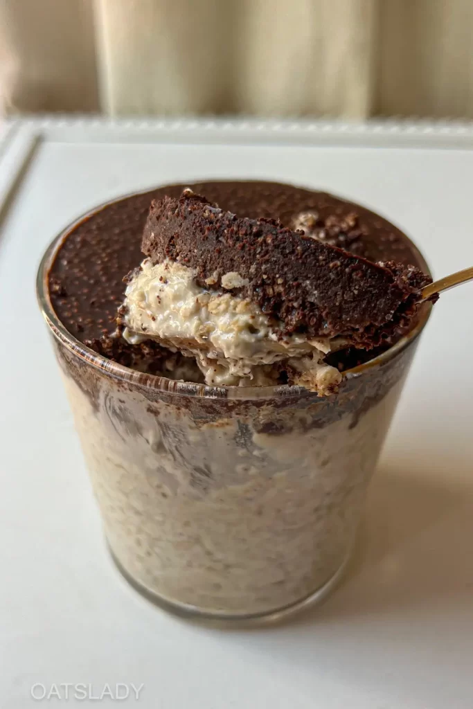 vanilla chocolate crunch overnight oats