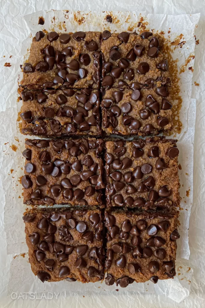 vegan chocolate chip blondies recipe