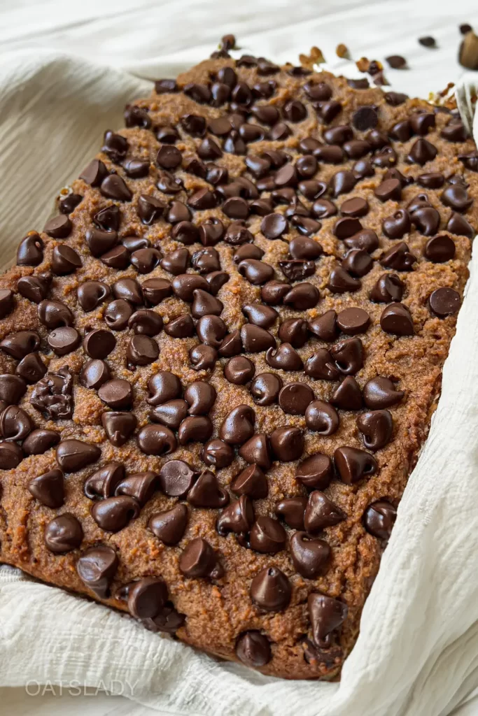 vegan chocolate chip blondies recipe healthy