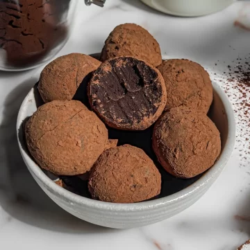 2 ingredient chocolate truffles