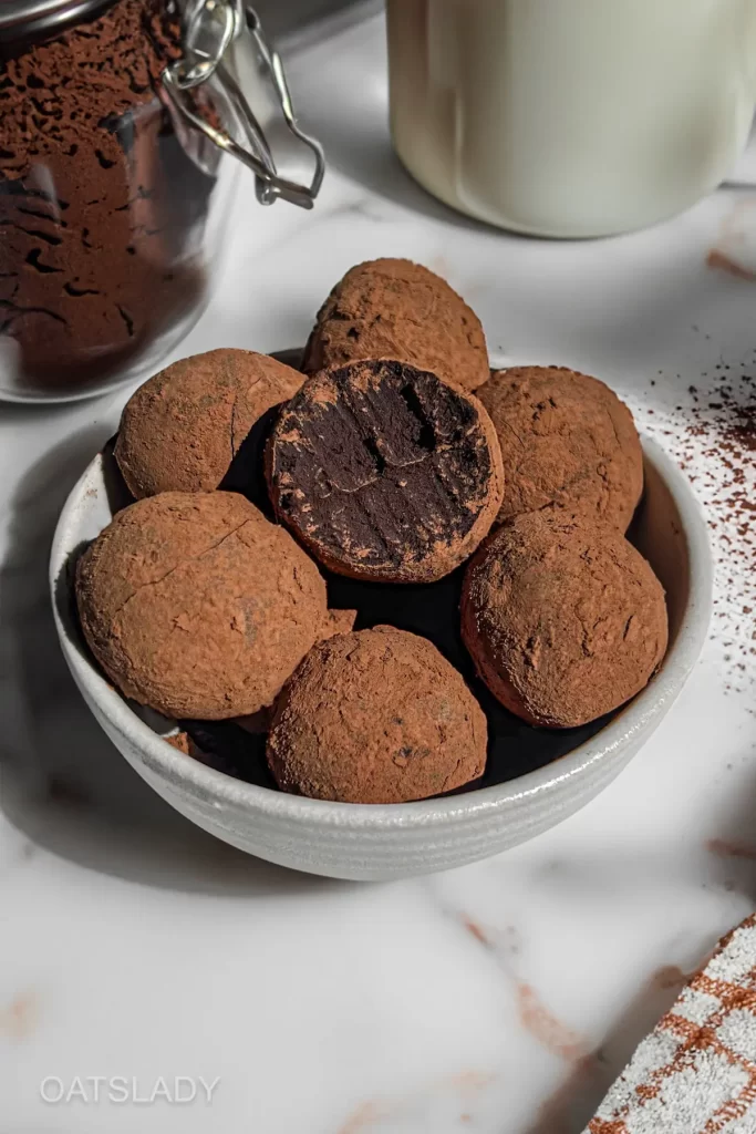 2 ingredient chocolate truffles