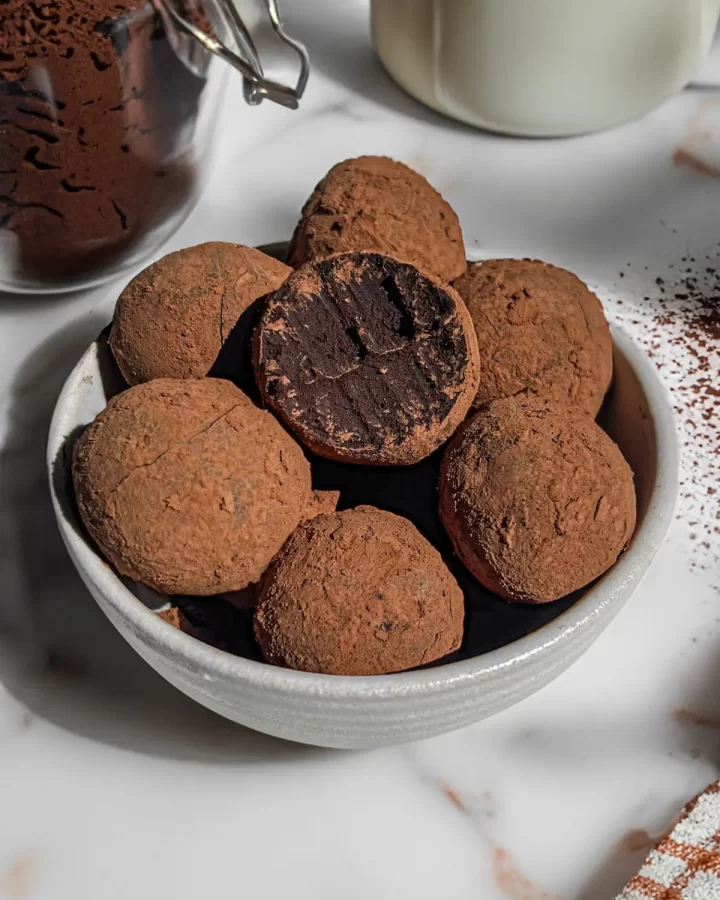 2 ingredient chocolate truffles