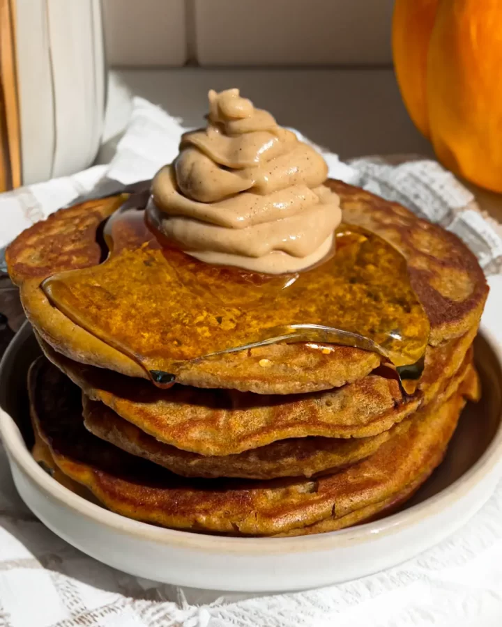 healthy pumpkin pancakes